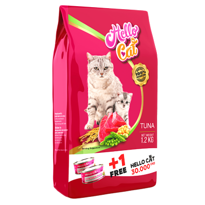 Thức ăn hạt Hello Cat Tuna 1.2kg - NGUYỄN THANH PHƯƠNG