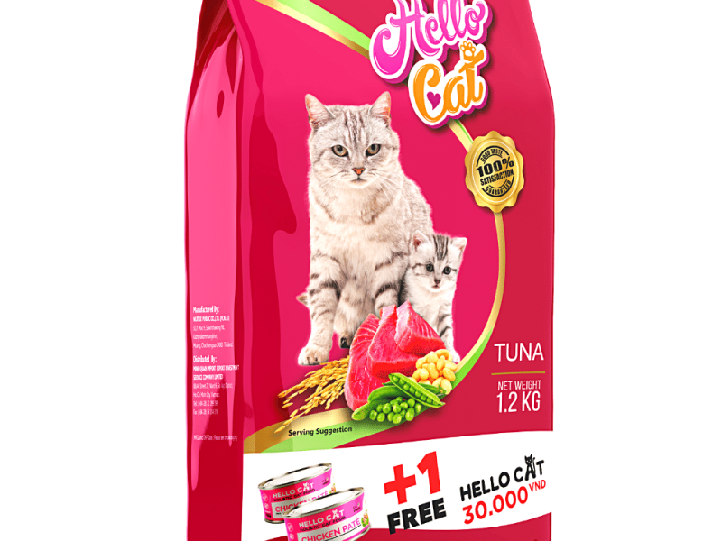 Thức ăn hạt Hello Cat Tuna 1.2kg - NGUYỄN THANH PHƯƠNG